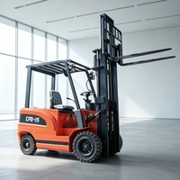 Chariot élévateur électrique à batterie 1,5 tonne Euro 5 CE EPA 4 roues motrices, petit chariot élévateur contrepoids électrique, livraison gratuite