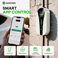 Chargeur EV portable Type 2 3kW 3,4kW 3,6kW 3,7kW 16A Monophasé 220V Prise Schuko 3 Broches Station de Recharge d'Urgence pour Voiture