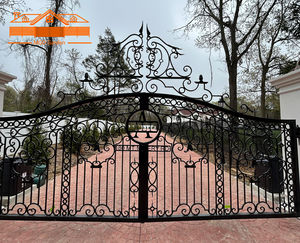 MJYT Gate Company conçoit et fabrique des portails en fer forgé <span class=keywords><strong>de</strong></span> luxe pour les villas, les domaines et les châteaux - Product Image 3