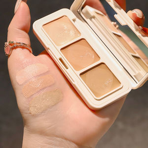Venta al por mayor OEM/ODM Servicio MINSHZEE Cremoso 3-Color Manchas <span class=keywords><strong>de</strong></span> acné Marcas Toda la piel Uso diario <span class=keywords><strong>Corrector</strong></span> Paleta Maquillaje Colores - Product Image 3