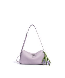 Custom Logo Real Grain Cow Leather Single Strap Zipper <b>Sling</b> <b>Bag</b> for Women Fashion Travel - Product Image 5
