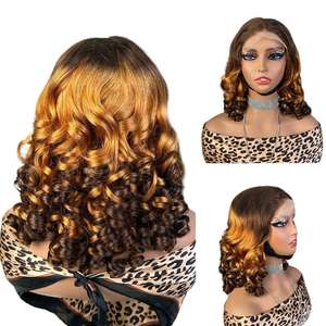 Produits de beauté Perruques à dentelle frontale rebondissantes 13*4 13*6 Dentelle HD transparente Cheveux humains naturels purs 180% <span class=keywords><strong>Dentisy</strong></span> Perruque sans colle pour femmes - Product Image 3