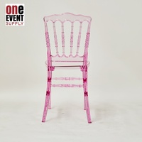 Vente en gros usine : Chaises empilables modernes, légères et portables en polypropylène et polycarbonate rose, écologiques, pour extérieur, parc et jardin