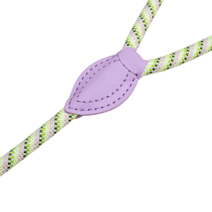 Correa ajustable de nailon para perros con patrón de puntos reflectantes y mango acolchado para perros pequeños, estilo sencillo, verde lavanda - Product Image 6