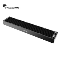 Radiateur de refroidissement par eau FREEZEMOD Server 2U, radiateur en aluminium ROHS pour 5 ventilateurs de 80 mm. SR-LP32-400F75