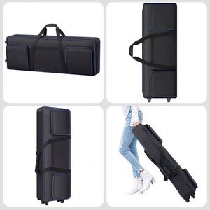 Free Sample Customized Waterproof Musical Keyboard Protection <b>Cover</b> Digital Keyboard Carrier Case 61 Keyboard Bag - Product Image 2