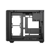 Boîtier PC de jeu GALAX Shadow Dancer Mid Tower, verre trempé, façade rainurée, RGB, châssis d'ordinateur noir