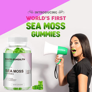 शाकाहारी कार्बनिक जंगली बैंगनी समुद्र के मॉस वजन घटाने विटामिन त्वचा देखभाल गुम्मीज पूरक - Product Image 3