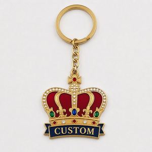 Porte-clés personnalisés en gros de haute qualité, porte-clés symbole couronne, design vintage noble, souvenir culture royale - Product Image 3