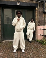 Ensembles de survêtements de sport de haute qualité pour hommes : sweats à capuche amples et pantalons de jogging oversize, ensembles vierges
