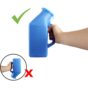 Urinoir pour homme adulte (x1 unité, couvercle non hermétique), urinoir portable pour adulte PEPE P40019 - Product Image 4