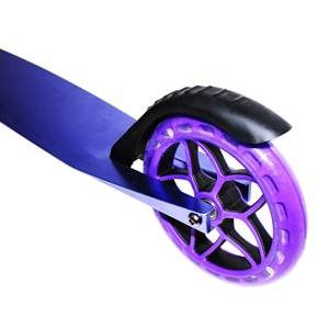 Thời Trang 180Mm Nhanh Chóng Có Thể Gập Lại 2 Bánh Xe Kick <span class=keywords><strong>Scooter</strong></span> Người Lớn Màu Tím - Product Image 5