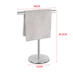 Toallero <span class=keywords><strong>de</strong></span> Acero Inoxidable 304 YOTO, Sin Clavos, Soporte para Papel, Asiento Cuadrado Redondo, Barra Redonda, Soporte para Toallas, Soporte para Rollo <span class=keywords><strong>de</strong></span> Baño, Venta al por Mayor - Product Image 4