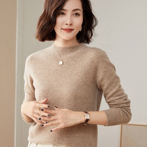 Suéter de punto 3D de lana 100% pura, muy cómodo, sin costuras - Product Image 1