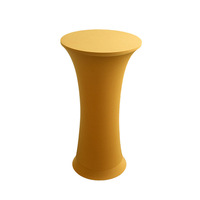 Housses de table extensibles élastiques pour réunions d'affaires, cocktails, événements, décorations de mariage, housses de table publicitaires