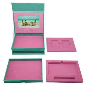 Personalizza la scatola digitale del pacchetto regalo di presentazione 7 pollici personalizza la scatola Video con schermo Lcd - Product Image 3