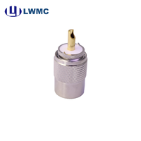 Connecteur mâle UHF LWMC à souder pour câble LMR300 et câble de 7 mm, VSWR 1,3:1, connecteur en laiton