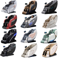 Sillón de Masaje de Cuerpo Completo Moderno con Gravedad Cero, Sillón Reclinable Eléctrico Automático con Calefacción para Uso Doméstico