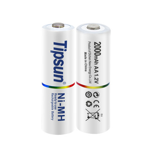 De alta potencia de 1,2 <span class=keywords><strong>V</strong></span> <span class=keywords><strong>2000mAh</strong></span> Ni-MH recargable cilíndrica AA batería - Product Image 3