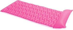 แผ่นลอยน้ำเป่าลมรูปสี่เหลี่ยมผืนผ้า PVC สีเขียว ขนาดความยาว 137-168 นิ้ว กว้าง 89-120 นิ้ว สำหรับใช้ในสระว่ายน้ำ - Product Image 5