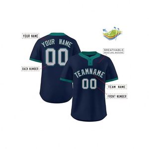Best Sellers Sports Wear Customizable Logo Wear-Resisting Popular Fitness <b>Baseball</b> Jerseys - Product Image 2