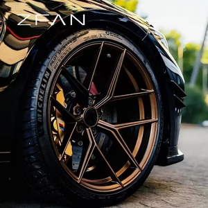 Rines ZFAN de Fibra de Carbono Forjados con Acabado Cromado Profundo de 18-24 Pulgadas 5x112/114.3/120/130 para <span class=keywords><strong>McLaren</strong></span> 720S BMW <span class=keywords><strong>Lamborghini</strong></span> - Product Image 3