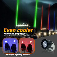 Nouvelles lumières laser LED personnalisées, lumières laser LED RGBW, télécommande, faisceau laser bleu, vert, rouge pour voitures