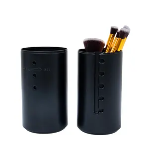 Wholesale Travel Economic Makeup Brush Barrel Make Up Tub Case Multi-color Cosmetic Box Brushes Cylinder Makeup Brush Holder