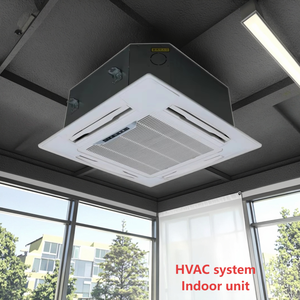 Unidad de Ventilador de Cassette - Aire Acondicionado Silencioso y de Bajo Consumo para Hogar/Oficina/Mercado/Hotel, Tipo Empotrado, Cuatro Tipos de Bobinas de Ventilación - Product Image 2