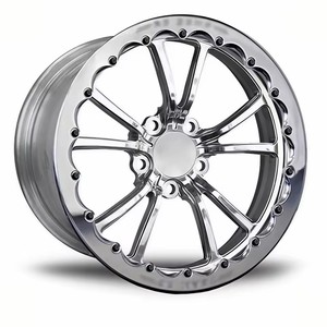 Nouvelles <span class=keywords><strong>jantes</strong></span> en alliage d'aluminium forgé à cinq branches, 2 pièces, 5x4.75, noir brillant, usinées, Vitesse Beadlock, 15-17 pouces, pour Corvette - Product Image 5