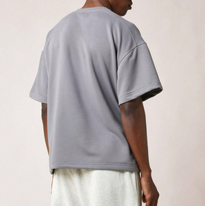 Camisetas <span class=keywords><strong>de</strong></span> Algodón Tejido Oversize al por Mayor, Impresión <span class=keywords><strong>de</strong></span> Alta Calidad, Varios Tamaños, 230 Gramos, <span class=keywords><strong>Bordado</strong></span> 3D, Casual para Hombre - Product Image 2