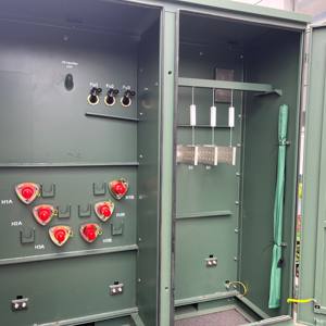 Trasformatore Trifase da 750 kVA 1250 kVA da 12470V a 480/277V ad Alte Prestazioni, Montato su Piattaforma, per <span class=keywords><strong>Infrastrutture</strong></span> <span class=keywords><strong>Verdi</strong></span> - Prezzo di Fabbrica - Product Image 4