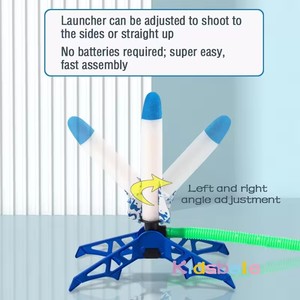 Kid Air Rocket Foot Pump Launcher giocattoli Sport Game Jump High Outdoor Set da gioco per bambini lanciarazzi - Product Image 4