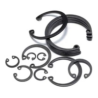 High Quality DIN 472 Internal Retaining Black Spring Steel 65Mn Snap Rings Retaining Ring Circlips for Hole