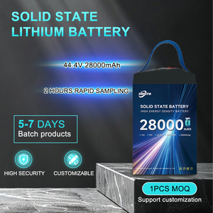 Batterie semi-solide au silicium-carbone LiNiMnCoO2 haute performance 12S 28000 mAh 340 Wh/kg 10C pour drones UAV de grande taille et longue autonomie - Product Image 1