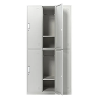 Casier à 6 portes Design moderne en fer pour salle de sport Vestiaire étudiant Garde-robe pour bureau à domicile, hôpital ou atelier