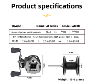 בעלי ביצועים גבוהים-מותאם אישית סליל דיג הליהוק עמוק נגד הקו-שבירה - Product Image 4