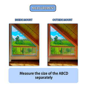 Persiana de nido de abeja irregular para ventanas triangulares, cortina celular con aislamiento <span class=keywords><strong>térmico</strong></span> para ventanas triangulares - Product Image 6