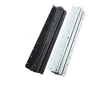 Modern Heavy-Duty Steel Staircase Bottom Cabinet Sliding Rail <b>Shoe</b> Rack Three-Section Push-Pull Telescopic Track for Kitchen Use - Product Image 4