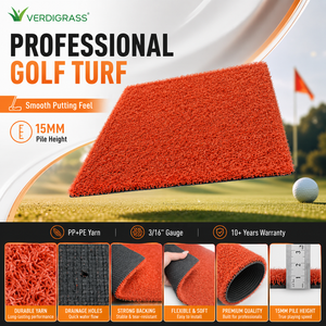<span class=keywords><strong>Gazon</strong></span> <span class=keywords><strong>synthétique</strong></span> de golf haute densité personnalisable, tapis de putting réaliste en PP/PE, pelouse artificielle douce, taille sur mesure - Product Image 1