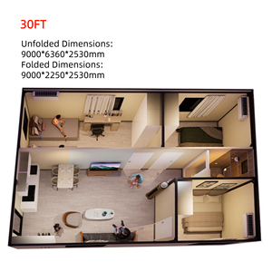 <span class=keywords><strong>Casa</strong></span> Contenedor Decorada Llave en Mano, Mini <span class=keywords><strong>Casa</strong></span> Prefabricada con Baño, Cabaña Modular Plegable, <span class=keywords><strong>Casa</strong></span> Prefabricada Expandible en <span class=keywords><strong>Venta</strong></span> - Product Image 2