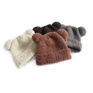 <span class=keywords><strong>Bonnet</strong></span> personnalisé en polaire douce et moelleuse avec oreilles d'ours mignonnes, chaud et confortable pour adulte, idéal pour l'automne, l'hiver, les voyages en extérieur et le quotidien – Chapeaux d'hiver - Product Image 4
