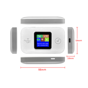 Router Wifi Portátil 4G, Router Wifi Inalámbrico LTE Avanzado, Mifis de Bolsillo con Ranura para Tarjeta SIM - Product Image 2