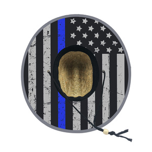 Mũ Câu Cá Sombreros Lướt Sóng Bãi Biển Tự Nhiên Cờ Mỹ Mũ Rơm Cứu Hộ - Product Image 5