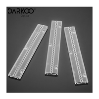 Lentille linéaire en acrylique avec planche de pâturage pour éclairage architectural intérieur 3535 LED