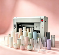 Printer UV Silinder Mini, Cetak Rotari 360 Derajat, Printer Silinder Mini untuk Produk Bulat Kecil Dekorasi Kustom