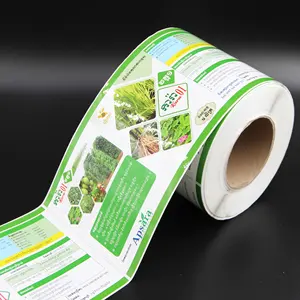 Waterproof Paper Custom Logo Printing Service Adhesive <strong>Label</strong> Sticker Roll Packaging <strong>Labels</strong> Food Bottle Pack Stickers - Product Image 2