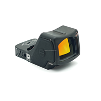 Mini viseur point rouge tactique 1X22mm, plusieurs réticules, capteur de lumière, luminosité automatique, viseur reflex de chasse, alliage d'aluminium, CR2032