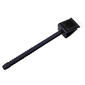 BBQ Cleaning Brush <b>Long</b> <b>Handle</b> Barbecue Oven Cleaning 3 in 1 Corner Copper Wire Brush Copper Wire <b>Sponge</b> Shovel - Product Image 2