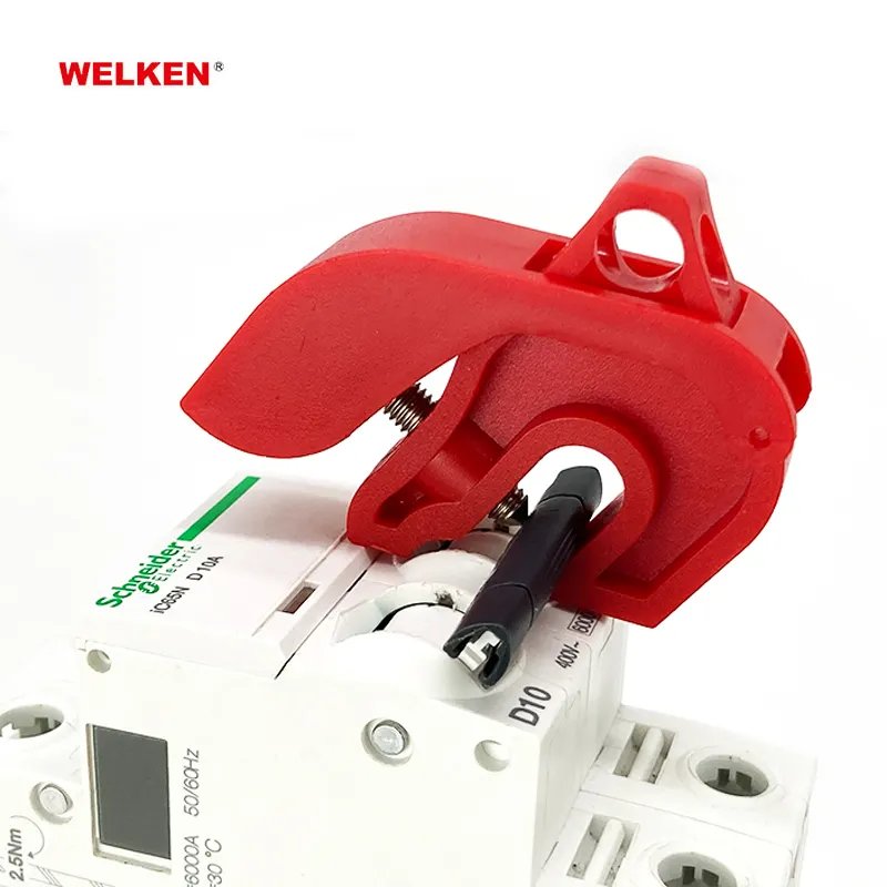China supplier custom ABS safety lock electrical miniature circuit breaker lockout for sale